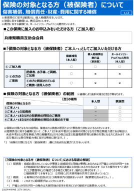 保険の対象となる方（被保険者）について